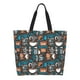 thumbnail image 1 of Fotbe Coffee Lover Print Bolsa Tote Estética de Lona con Estampado para Mujer - Bolsa Reutilizable de Hombro Casual para Vacaciones, Compras, Trabajo y Gimnasio, 1 of 8