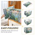 thumbnail image 2 of Yayeee Collapsible Cube Storage Bin with Lid Fabric Closet Decorative Basket with Handles, Blue Sea Boat, 2 of 7