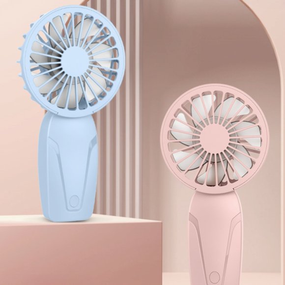 Typpkmm Portable Handheld Small Fan with ABS Lightweight Cute Appearance