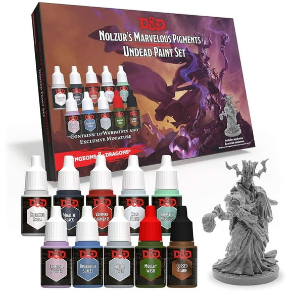 Army Painter, The Dungeons & Dragons Nolzur's Marvelous Pigments - Undead Paint Set New