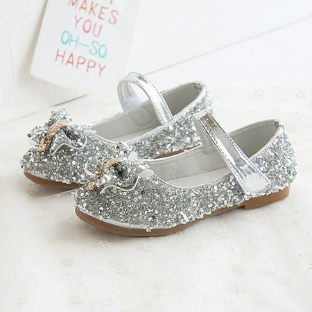 

Toddler Sandals Bow Shoes Kids Girls Princess Non-Slip Shoes Fashion Baby Shoes