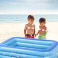 thumbnail image 1 of Inflable Blow Up Piscina Interior Exterior Rectángulo 3 Anillos (120x90x50cm), 1 of 6