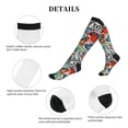 thumbnail image 5 of Lsque Cute Nautical Pattern Sport Compression Socks for Men & Women 15-20 mmHg Knee High Nurse Pregnant Running Medical and Travel Athletic, 5 of 6