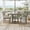 Brown, variant on DRNANLIT Brown 3-Piece HDPE Patio Dining Set, 37.8" Square Table & 2 Chairs for Small Outdoor Space