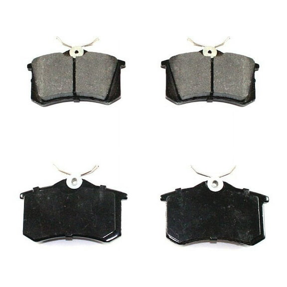 Rear Brake Pad Set - Compatible with 1998 - 2010, 2015 - 2019 Volkswagen Beetle 1999 2000 2001 2002 2003 2004 2005 2006 2007 2008 2009 2016 2017 2018