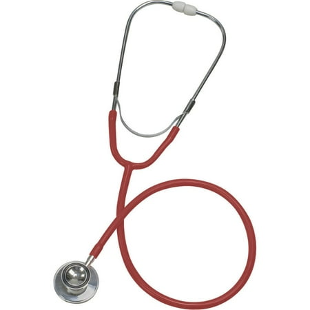 Mabis Spectrum Dual Head Stethoscope, Red