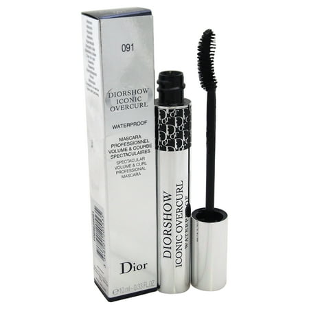 Diorshow Iconic Overcurl Waterproof Mascara - # 091 Over Black by Christian Dior for Women - 0.33 oz (Best Dior Mascara Reviews)