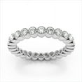 thumbnail image 2 of 2.60 Ct Brilliant Round Cut Diamond Bridal Bands Solid 18K White Gold, 2 of 8