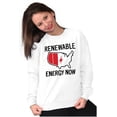 thumbnail image 4 of USA Renewable Energy Climate Change Sweatshirt for Men or Women Brisco Brands M, 4 of 6
