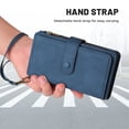 thumbnail image 2 of Dteck OnePlus Nord N200 5G Case, Heavy Duty 15 Card Slots Large Capacity Zipper Pocket 2 in 1 Wallet Phone Case for OnePlus Nord N200 5G, Blue, 2 of 6