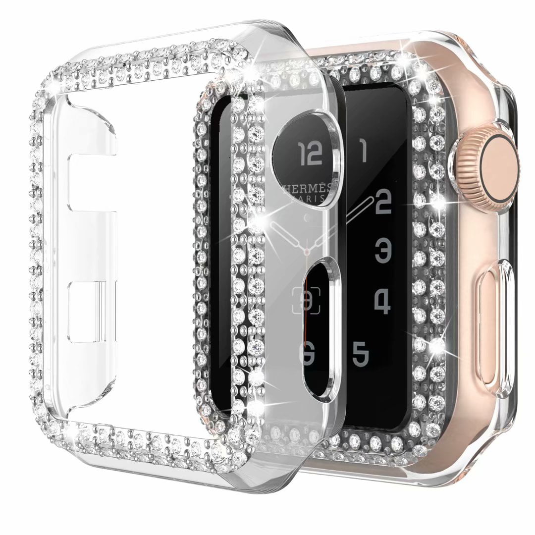 adepoy Bling Case Compatible with Apple Watch 38mm 40mm 42mm 44mm ...