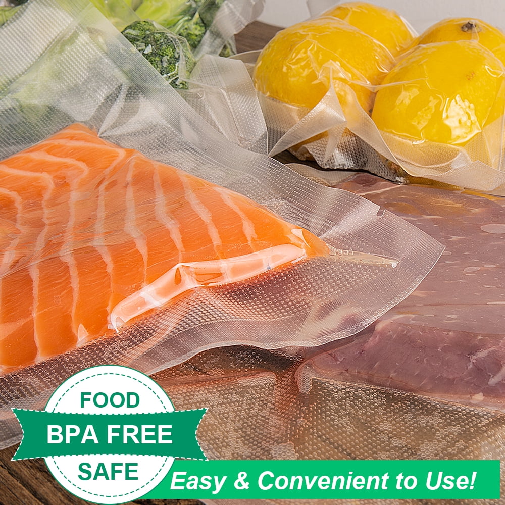 ATSAMFR 8 x 12inch 300Quart Vacuum Sealer Bags,Vac Seal a Meal Bags for Food Storage