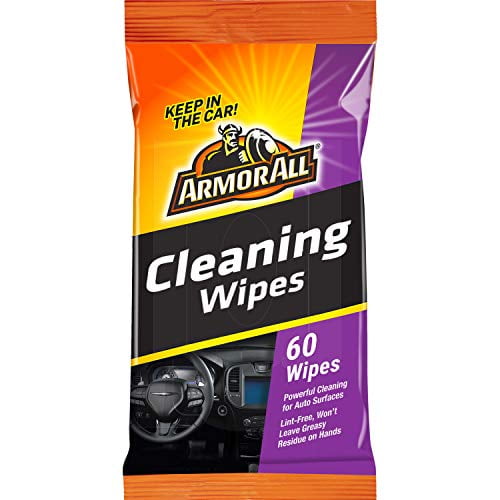 Armor All Car Interior Cleaner Wipes for Dirt & Dust Cleaning for