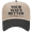 Khaki/Black, variant on Men's Embroidered Otto Cap 5 Panel Mid Profile Baseball Cap - Your Way's Better, Natural/Dark Green