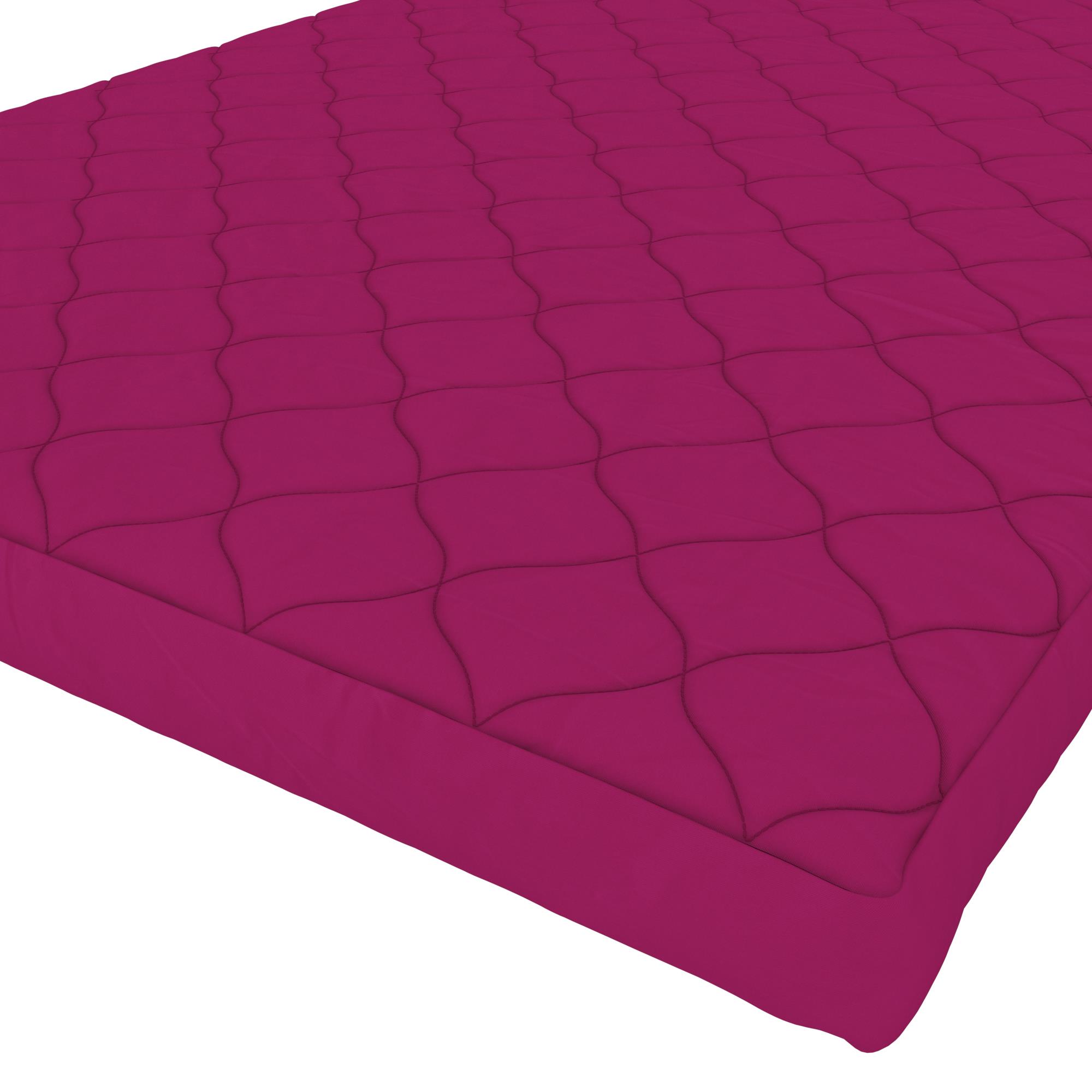 DHP Value 6 Inch Thermobonded Polyester Filled Quilted Top Bunk Bed Mattress, Full, Pink - image 5 of 9