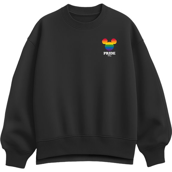 Disney - Mickey Pride Women's Oversized Fleece Crew Sweatshirt