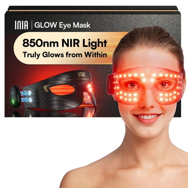 Máscara de Tratamiento para la Piel INIA Máscara de Luz Roja para Ojos Antienvejecimiento