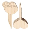 thumbnail image 5 of Joernso 50Pcs Bamboo Heart Oval Vegetables Plant Labels Tags Garden Nursery Pots Markers, 5 of 7