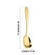 thumbnail image 1 of Cuchara de acero inoxidable con fondo plano y cabeza de lingote, cuchara gruesa para uso doméstico, cuchara de comedor, cuchara de acero inoxidable, 1 of 3