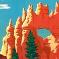 thumbnail image 4 of 16" x 24" Vintage 1950s Bryce Canyon National Park Wall Art, 4 of 4
