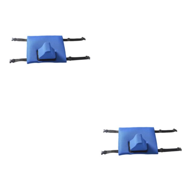 Advancent Cojín limitador para sillas de ruedas, y cómodo, almohadilla lavable de alta resiliencia, fijación estable Azul 2Conjunto