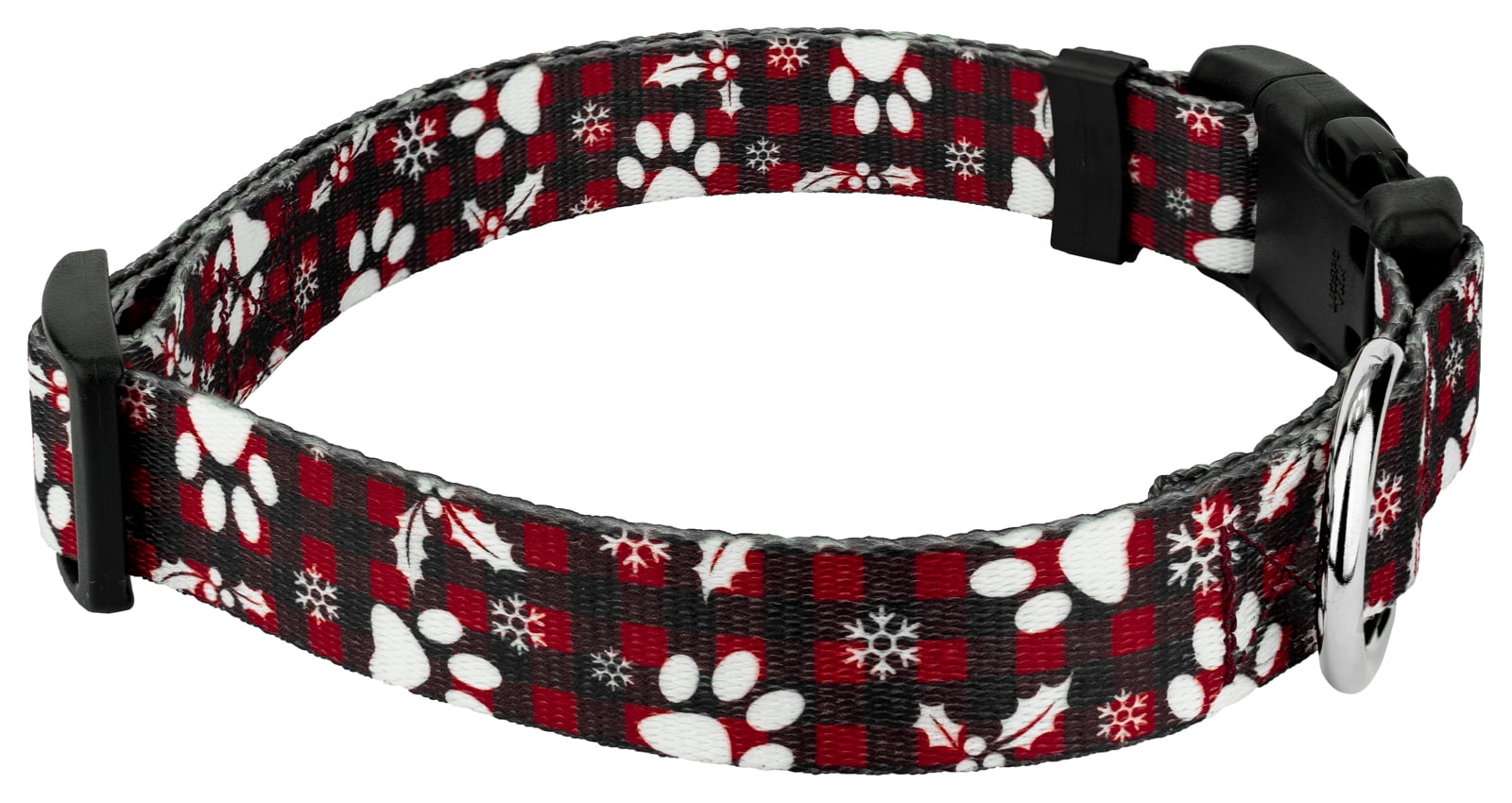 Country Brook Petz® Christmas Plaid Everyday Dog Collar and Leash, Large