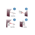thumbnail image 4 of SunWave Burgundy Fade, 15' Heavy-Duty Vinyl, RV Awnings Durable, Waterproof with Installation Tool, 4 of 6