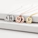thumbnail image 1 of DIY Tiny Gold Initial Necklace Oro Plata Letra Collar Iniciales Nombre Colgante Joyería de moda Fabricación de acero inoxidable Placa de identificación personalizada para mujeres Mamá Regalo Gargantil, 1 of 3
