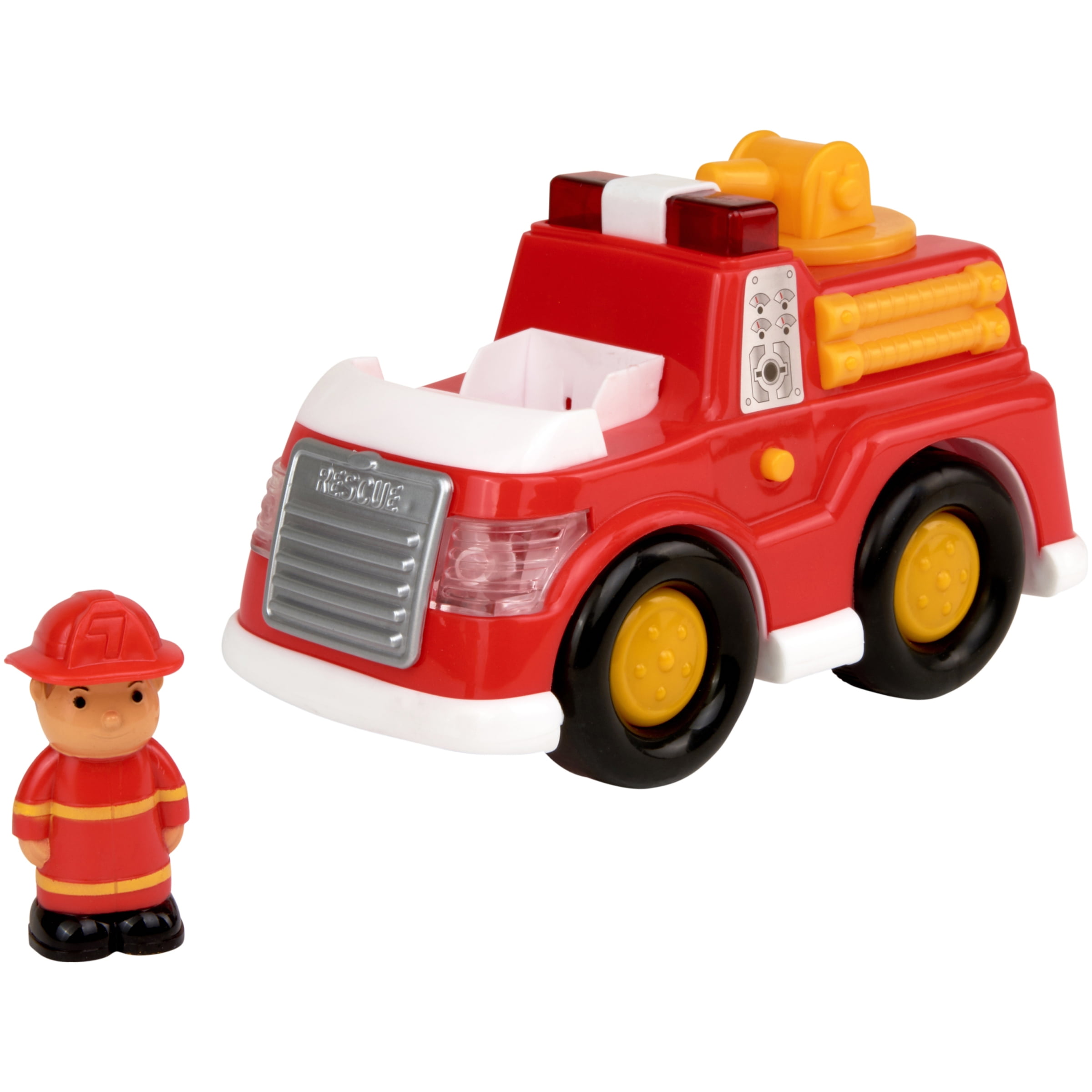 Kid Connection My First Vehicle Toy Fire Truck with Action Figure