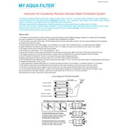 My Aqua Filter 4-Stage Countertop Water Filtration System