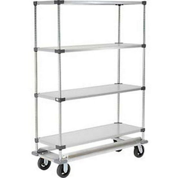 Nexel Stainless Steel Shelf Truck, 48x18x69, 1200 Pound Capacity