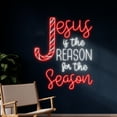 thumbnail image 2 of Handmadetneonsign Jesus Is The Reason For The Season Cross Neon Sign, Christmas Led Sign, Christmas, 2 of 5