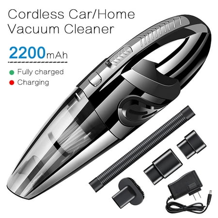 Portable Car Vacuum Cleaner Dust Busters , Handheld Vacuum Cordless/Corded Rechargeable Pet Hair Vacuum for Home Car Office