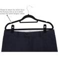 thumbnail image 4 of Paquete de 20 pinzas para colgar abrigos de terciopelo para perchas para pantalones de terciopelo, pinzas para colgar pantalones de terciopelo negro, alicates fuertes ideales para perchas de terciope JAMW Sencillez, 4 of 5