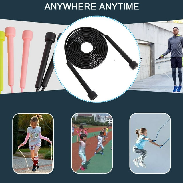 Kieccall Pen-Style Jump Rope - Compact Handle Adjustable Length, Adult Fitness Training for Cardio & Coordination