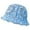 Blue, variant on Women's Color Blocked Knitted Hollow Breathable Daily Fisherman's Hat (3) Bucket Hat Skater