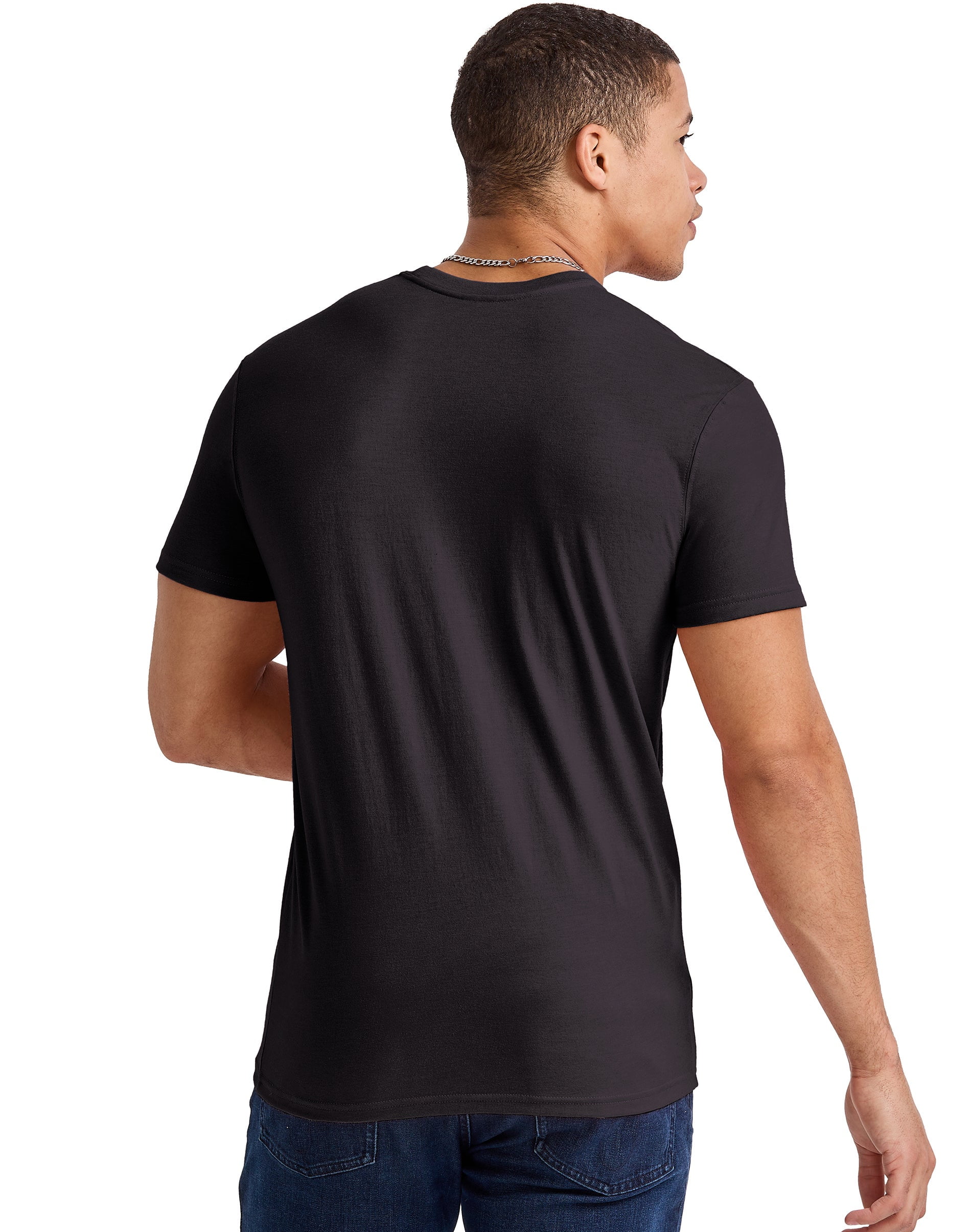 Hanes Originals Men's Pocket T-Shirt Cotton Crewneck Short Sleeve Tee Lightweight S-3XL