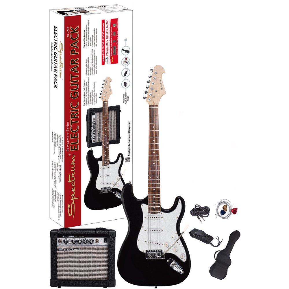 Spectrum AIL 278A Electric Guitar and Amplifier Starter Pack Walmart