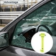 thumbnail image 3 of Martillo de Seguridad Universal para Automóviles Unique Bargains, Rompevidrios, Herramienta de Escape Urgente, Negro Verde, 3 of 6