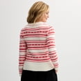 thumbnail image 2 of Women's Croft & Barrow® Cozy Pullover Sweater Color: Sky Blue Heather Size: X LARGE, 2 of 4