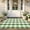 Green, variant on HOARBOEG Plaid Spring Summer Rug Non Slip Washable Entryway Doormat Layered Welcome Mat for Front Door Indoor Outdoor Porch Decor Blue, 15.74*23.62in