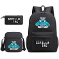 thumbnail image 1 of Mochila Universitaria Conjunto De Tres Piezas De Mochilas Escolares Para Estudiantes Masculinos Y Femeninos, Estuche Para Lápices Del Campus, Bolsas De Lona, Mochila De Gran Capacidad, 1 of 3
