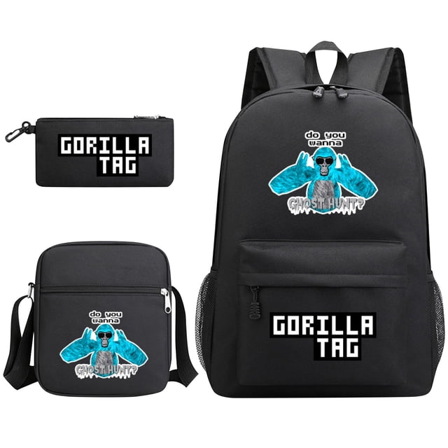 Mochila Universitaria Conjunto De Tres Piezas De Mochilas Escolares Para Estudiantes Masculinos Y Femeninos, Estuche Para Lápices Del Campus, Bolsas De Lona, Mochila De Gran Capacidad