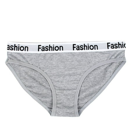 HYSYSB Womens Underwear plus Size Panties women s Athletic Underwear womens Panties underpant S-xl Sleepwear Cotton Lingerie Sexy Underwear Brief panties for Women Gray S