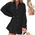 thumbnail image 1 of Barcelona Breeze Conjunto de vestido mameluco, verano sexy casual camisa suelta tops+pantalones cortos para mujer 2 piezas, 1 of 5