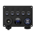 thumbnail image 2 of Panel Interruptores para Barcos Caja Fusibles en Línea 5 Entradas 12V/24V Al Camiones RV Y, 2 of 9