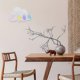 thumbnail image 5 of Wooden Wall Hooks Coat Hats Rack With Adhesive & Screw In, Clouds Sticky Hooks Clothes Hanger For Bathroom Entryway(white)(1pcs), 5 of 5