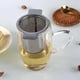 thumbnail image 2 of Desagüe de té de doble mango de acero inoxidable 304 con tapa de malla de filtro para cafetera, 11 Afortunado Sencillez, 2 of 2