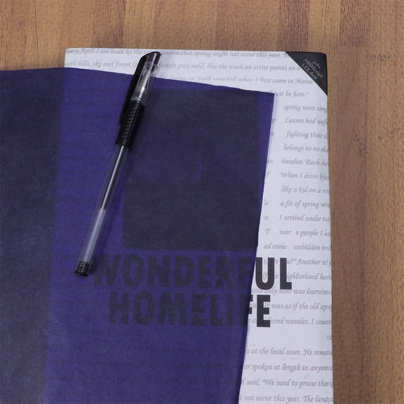 BEADCEST Graphite Carbon Transfer Paper for Easy Design Tracing Paper and Wood, 100 Sheets