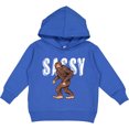 thumbnail image 2 of Inktastic Bigfoot Sassy Happy Sasquatch Toddler Hoodie, 2 of 4